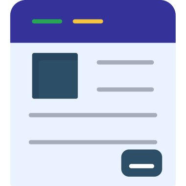 Web tasarım vektörü simgesi