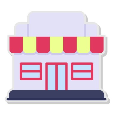 Tenteli renkli dükkan önü