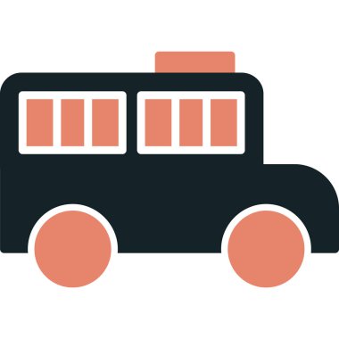 Kamyon ikonu. vektör illüstrasyonu