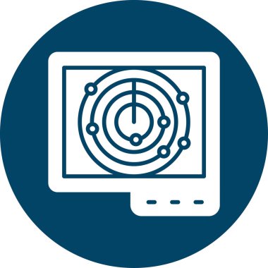 Ağ simgesi. Basit bir çizim. iş simgesi