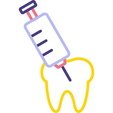 Diş fırçası simgesi, çizgi film biçimi