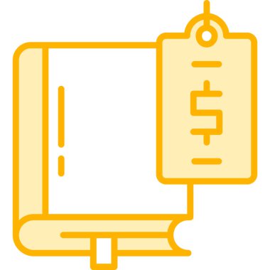 kitap simgesi vektör illüstrasyonu