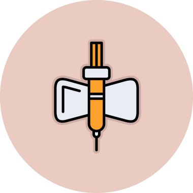 Boya fırçası simgesinin vektör illüstrasyonu