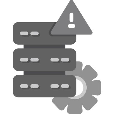 veri depolama sunucu vektör simgesi