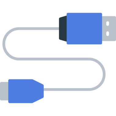 USB Flaş Sürücü Simgesi düz stil