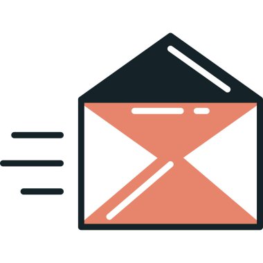 e-posta zarfı simgesi - taslak biçimi