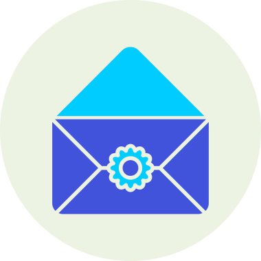 E- posta simgesinin vektör illüstrasyonu