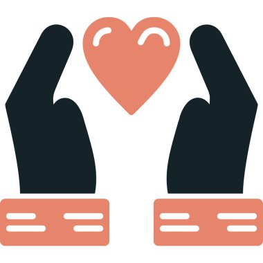 kalp aşk eller simgesi