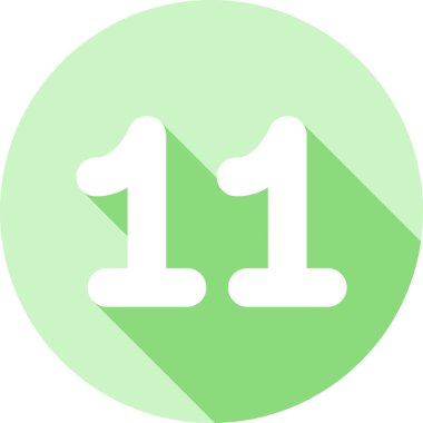 11. Takvim vektör simgesi