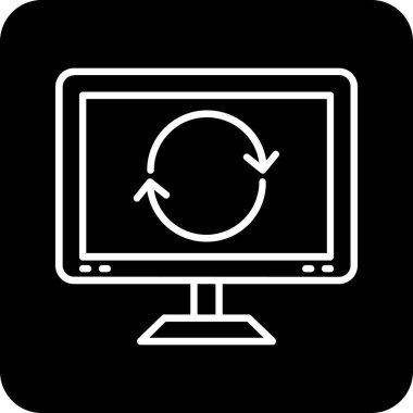 bilgisayar simgesi, vektör illüstrasyonu