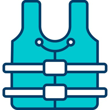 Bir torba simgesinin vektör illüstrasyonu