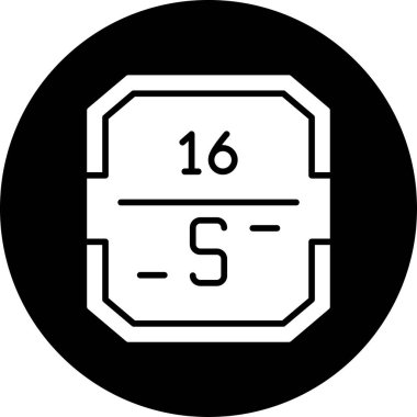 Tek bir simgenin vektör illüstrasyonu