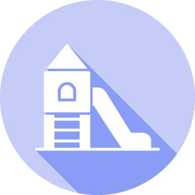 Bina. Web simgesi basit illüstrasyon