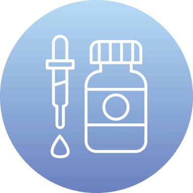 Şişe. Web simgesi basit tasarım