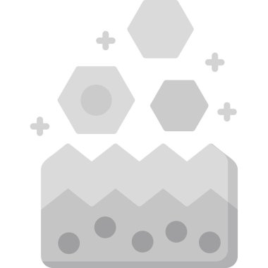 Noel hediyesi kutusu simgesi düz stil