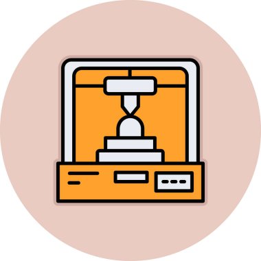 bilgisayar izleyici vektör simgesi modern illüstrasyon