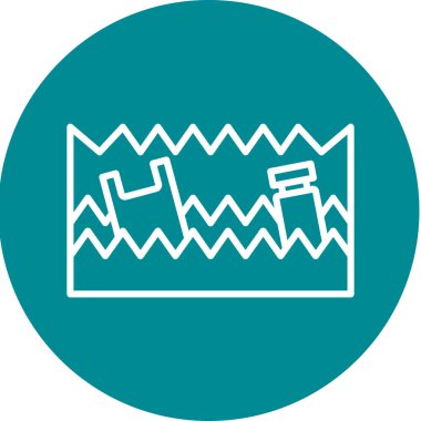 Modern b 'nin vektör illüstrasyonu eksik simgesi