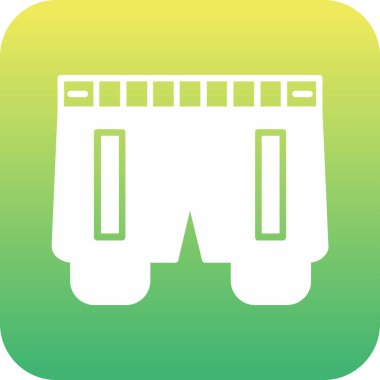 araba simgesi, basit vektör illüstrasyon tasarımı