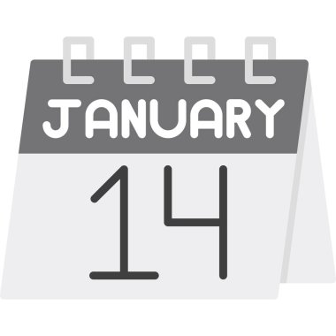 Takvim simgesi. vektör illüstrasyonu