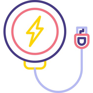 Elektrik prizi. Basit resimleme