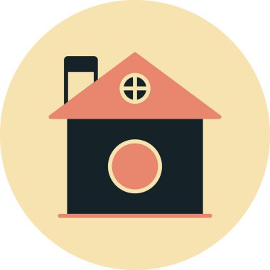 ev simgesi vektör illüstrasyonu