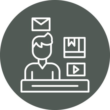 seo modern simgesinin vektör illüstrasyonu