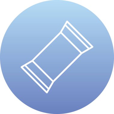 Modern b 'nin vektör illüstrasyonunda kağıdın eksik simgesi