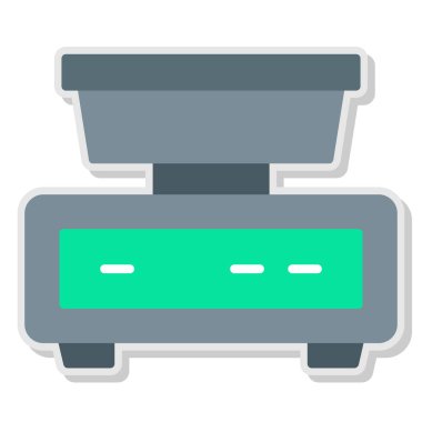 Kahve makinesi. Basit resimleme