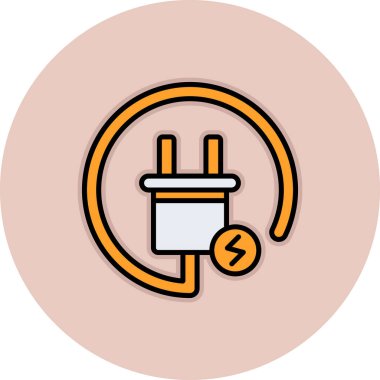 vektör enerji simgesi illüstrasyonu