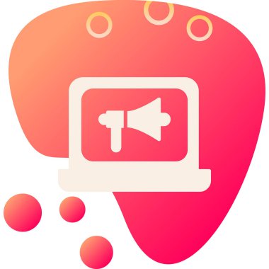 Düz biçimli pazarlama stratejisi pazarlama simgesi