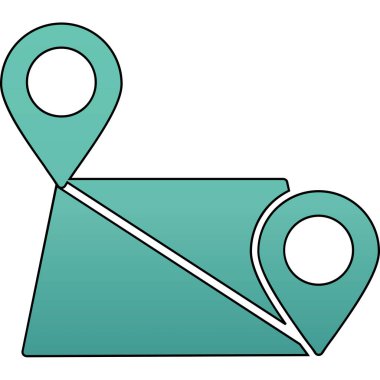 konum haritası simgesi, özet biçimi