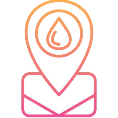 harita pin konumu modern vektör illüstrasyonu