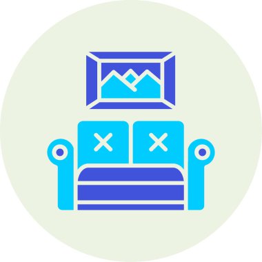 Otel simgesi, vektör illüstrasyon tasarımı