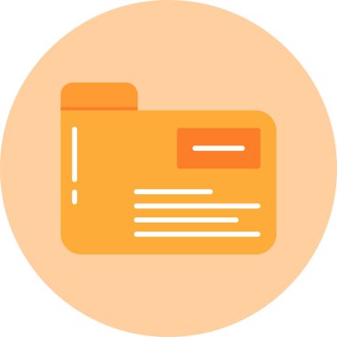 bir belgenin vektör simgesi