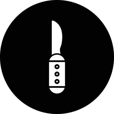 Bıçak. Web simgesi basit illüstrasyon