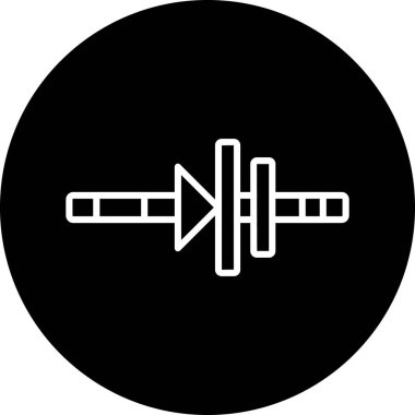 Modern eğitim ikonunun vektör illüstrasyonu