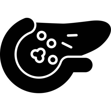 Siyah kalbin vektör illüstrasyonu