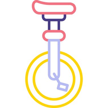 Bisiklet. Web simgesi basit illüstrasyon