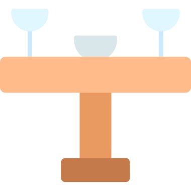 Restoran simgesi vektör illüstrasyonu