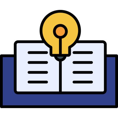 kitap simgesi vektör illüstrasyonu