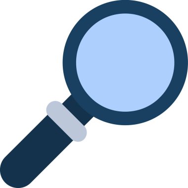 Büyüteç. Web simgesi basit illüstrasyon