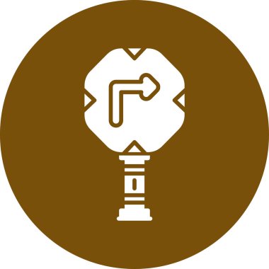 Lamba. Web simgesi basit illüstrasyon