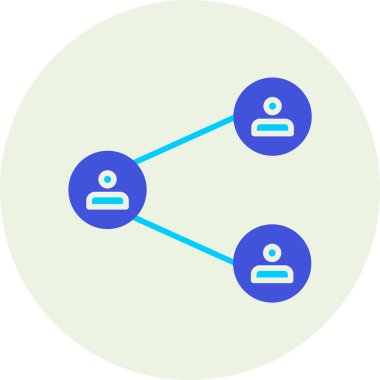 şebeke. Web simgesi basit illüstrasyon