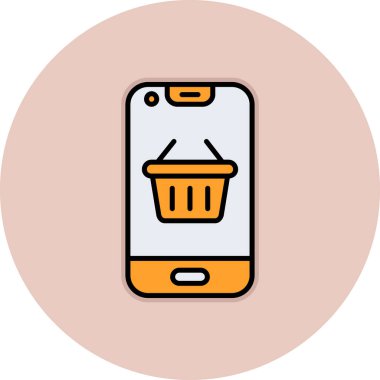 vektör sepeti illüstrasyonu