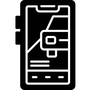 telefon simgesi, vektör illüstrasyonu