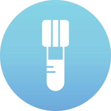 Bir termometrenin eşsiz vektör simgesi