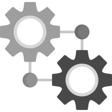 Dişlilerin vektör illüstrasyonu