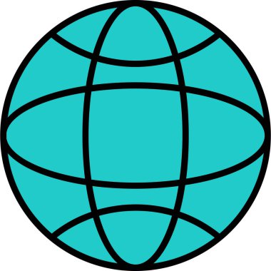 Dünya ikonu. özet çizimi