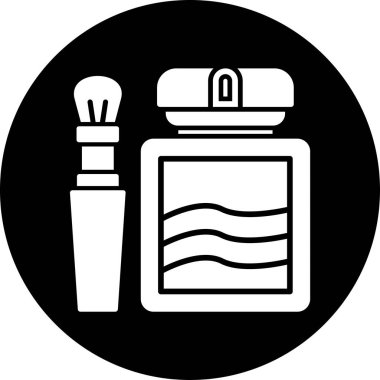 Bir şişe simgesinin vektör illüstrasyonu