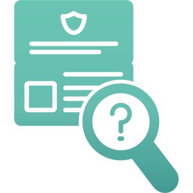 Taslak biçiminde büyüteç simgesi bul